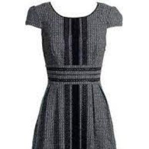 Monsoon Black and White Tweed Dress